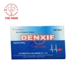 Denxif 0,25mg Armephaco - Thuốc điều trị suy tim